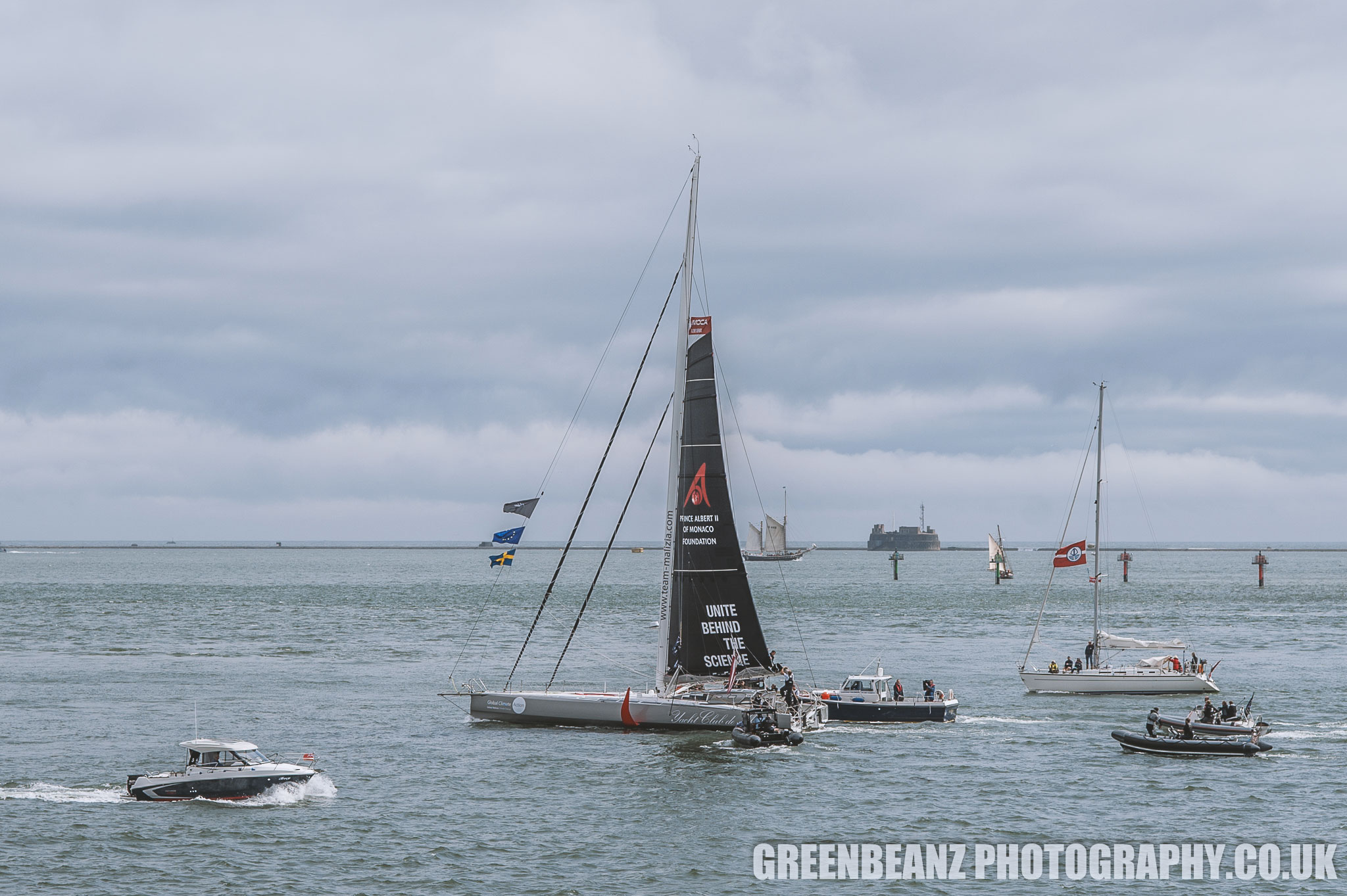Malizia leaves Plymouth for the UN Climate Change Summitt 14/08/2019